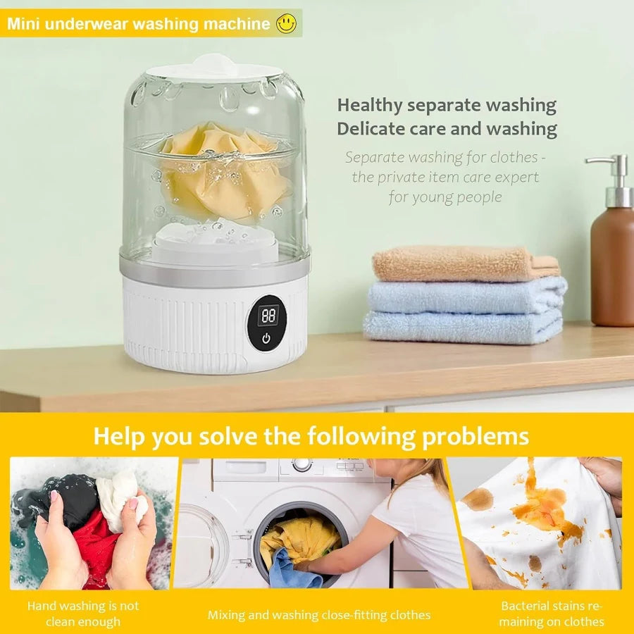 WashPod™ - Mini Portable Washing Machine